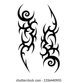 Tattoo art tribal  vector element fantasy pattern