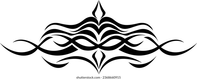 Tattoo bird, tattoo illustration, vector on a white background.