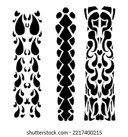 the tattoo brush design is suitable for t-shirt design or other materials