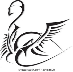 tattoo design swan