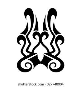 tattoo designs  tribal  art vector,  abstract  element pattern vintage on white background