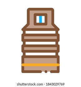 Tattoo Device Icon Vector. Outline Tattoo Device Sign. Color Isolated Contour Symbol Illustration