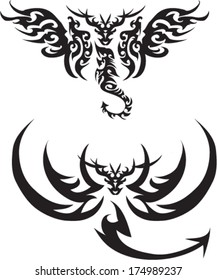  tattoo Dragon for back.