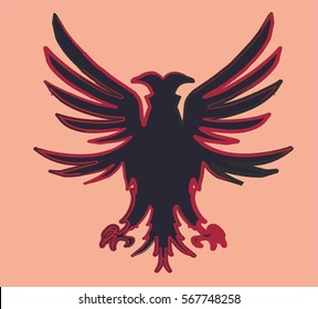 Tattoo eagle graphic design vector art 