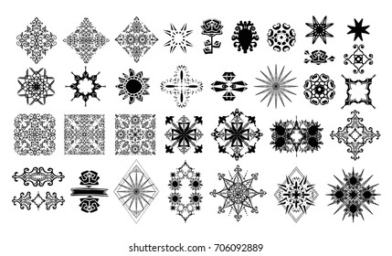 Tattoo elements vector set