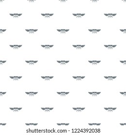 Tattoo emblem pattern vector seamless repeat for any web design