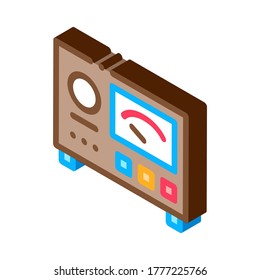 Tattoo Equipment Icon Vector. Isometric Tattoo Equipment sign. color isolated symbol illustration