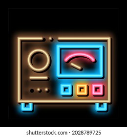 Tattoo Equipment neon light sign vector. Glowing bright icon Tattoo Equipment sign. transparent symbol illustration