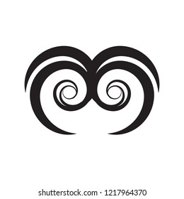 Tattoo eye vector illustration