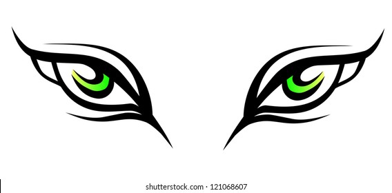 tribal cat eye