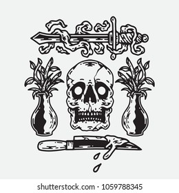 Tattoo flash 01 vector file