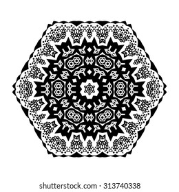Tattoo Flower Mandala Doodle Vector Designs