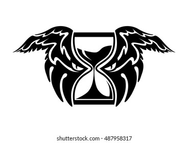 Tattoo hourglass