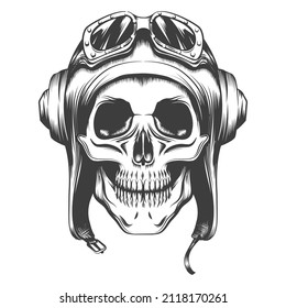 622 Aviator Skull Vector Images, Stock Photos & Vectors 