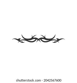Tattoo icon logo design template vector
