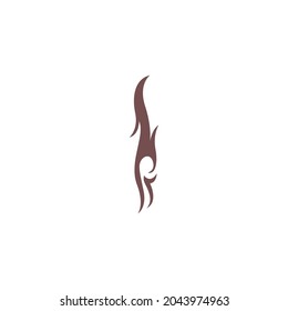 Plantilla de diseño de logotipo de icono de tatuaje vector