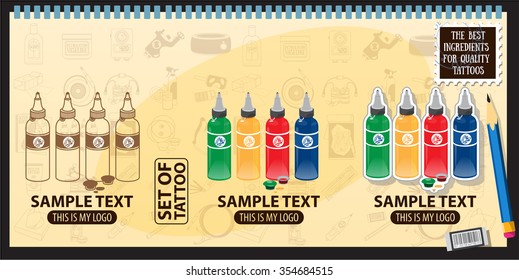 Tattoo ink, logo