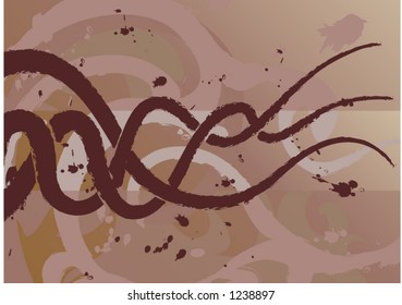 A tattoo like vector element/ background.