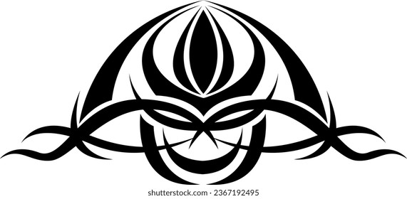 Tattoo llines, tattoo illustration, vector on a white background.