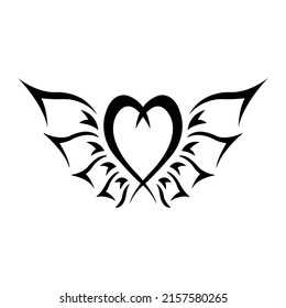 Tattoo Love On White Background Stock Vector (Royalty Free) 2157580265 ...