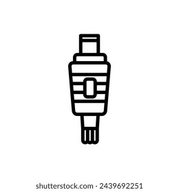 Tattoo Machine Cartridge Icon Vector Illustration