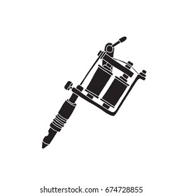tattoo machine doodle icon