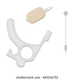 Tattoo machine icon cartoon