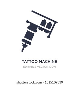 tattoo machine icon on white background. Simple element illustration from Other concept. tattoo machine icon symbol design.