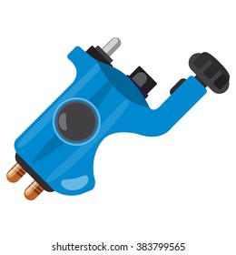Tattoo machine icon on a white background. Tattoo Accessory.