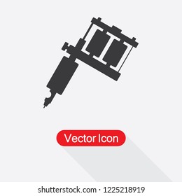 Tattoo Machine Icon Vector Illustration Eps10