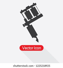 Tattoo Machine Icon Vector Illustration Eps10