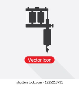 Tattoo Machine Icon Vector Illustration Eps10