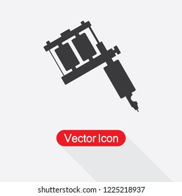 Tattoo Machine Icon Vector Illustration Eps10
