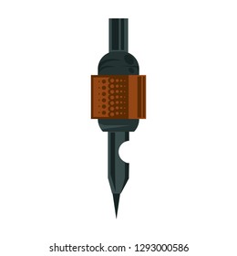 Tattoo machine isolated
