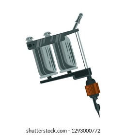 Tattoo machine isolated