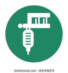 
Tattoo machine, tattoo, machine, pneumatic fully editable vector icon

