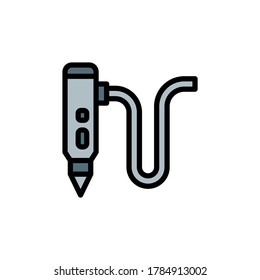 Tattoo machine, professional icon. Simple color with outline vector elements of tattooing icons for ui and ux, website or mobile application