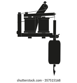 Tattoo machine vector illustration