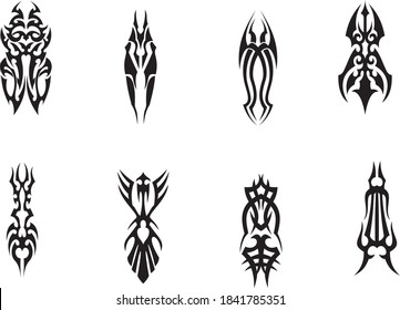 Tattoo Maker Tattoo Drawing Abstraction Stock Vector (Royalty Free ...