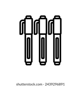 Tattoo Marker Outline Icon Vector Illustration