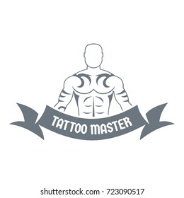 Tattoo master logo. Simple illustration of tattoo master vector logo for web