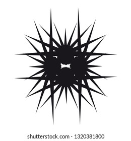 Tattoo. Mystic star