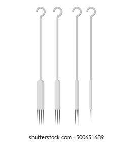 Tattoo Needles icon monochrome. Single tattoo icon from the big studio monochrome.