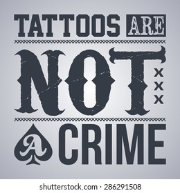 tattoo are not a crime