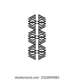 Tattoo pattern design, henna design tattoo black and white colour