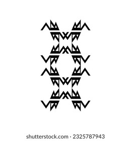 Tattoo Pattern, Henna Pattern art design black and white colour