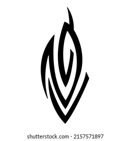 Patrón de tatuaje sobre fondo blanco