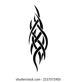 Tattoo pattern on white background