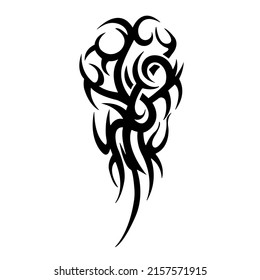 Patrón de tatuaje sobre fondo blanco
