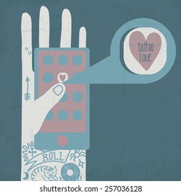 Tattoo phone